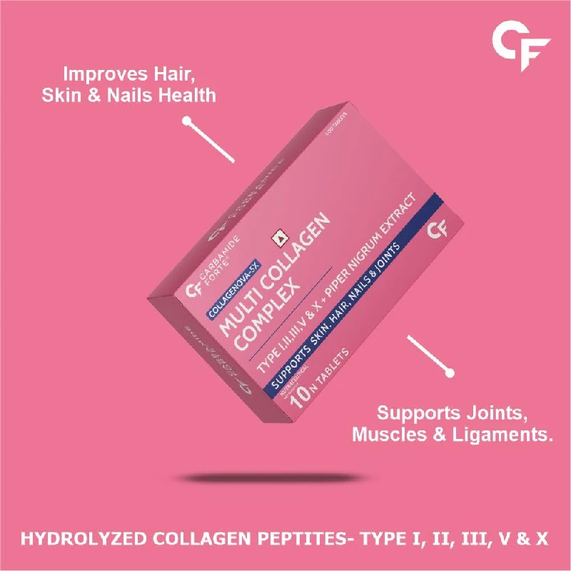 Carbamide Forte Hydrolyzed Multi Collagen Peptide with all 5 Types of Collagen, 50 g-6.webp